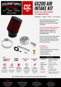 GX200 Air Intake Kit