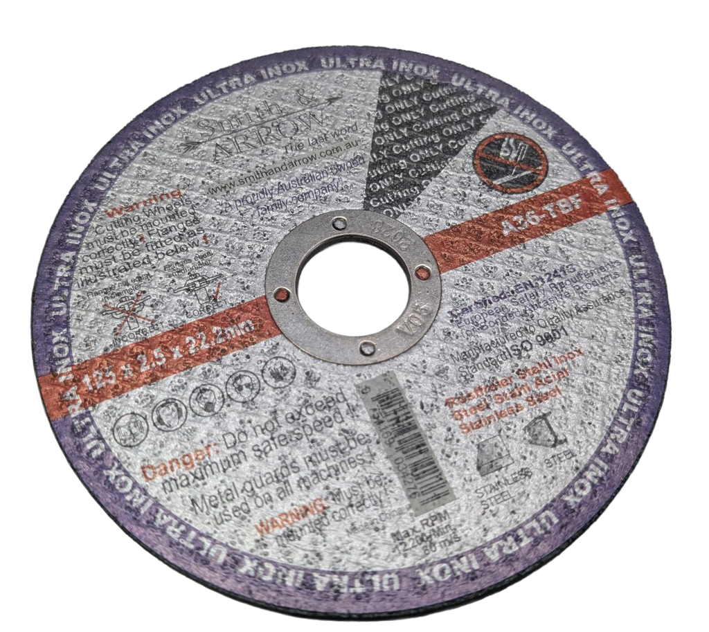 Ultra Inox Cutting Wheel – 125mm x 2mm x 22mm