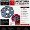 Sprocket Carrier to suit Go Kart Hub