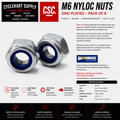 M6 Nyloc - Pack of 8
