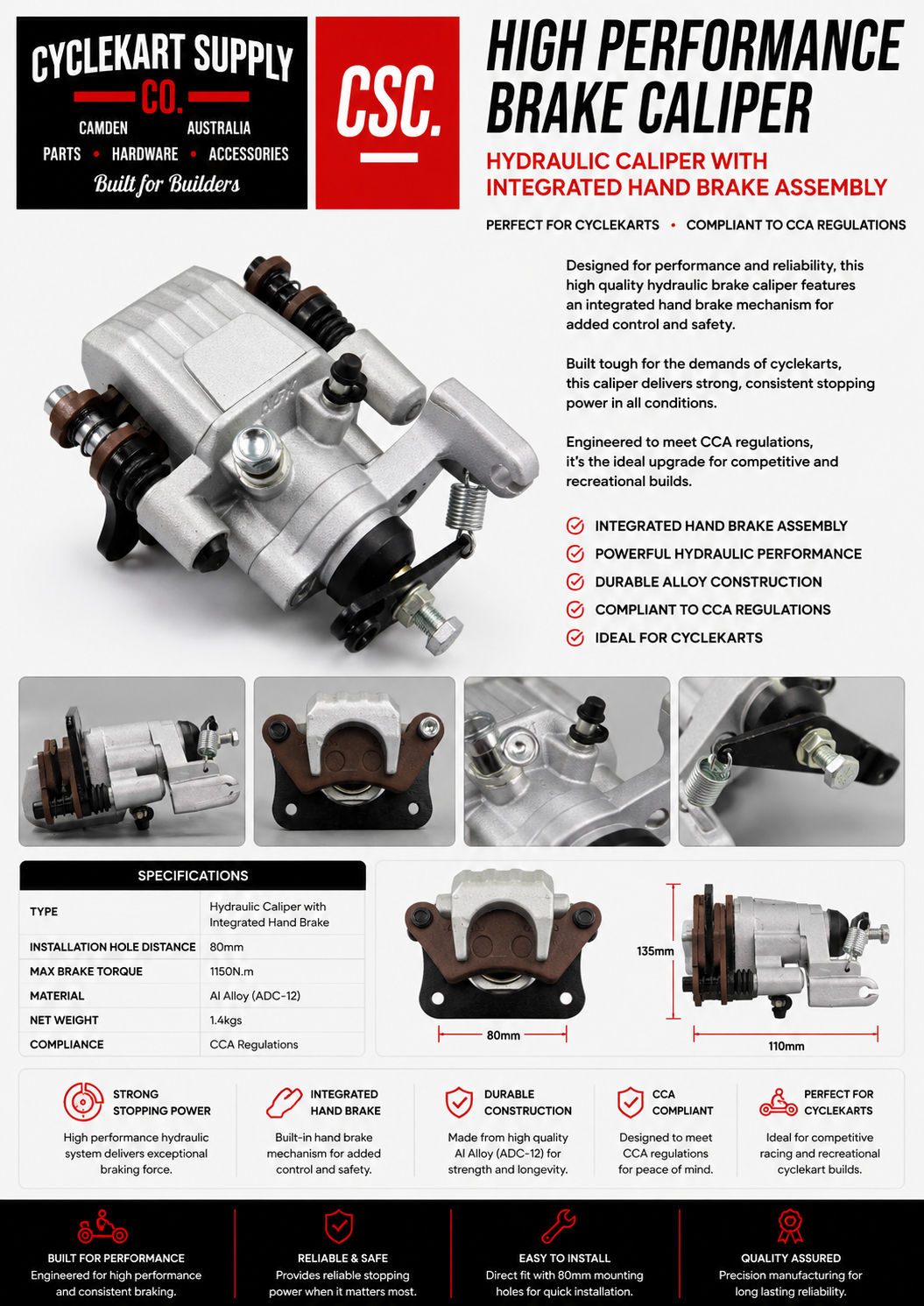 High Performance Brake Caliper