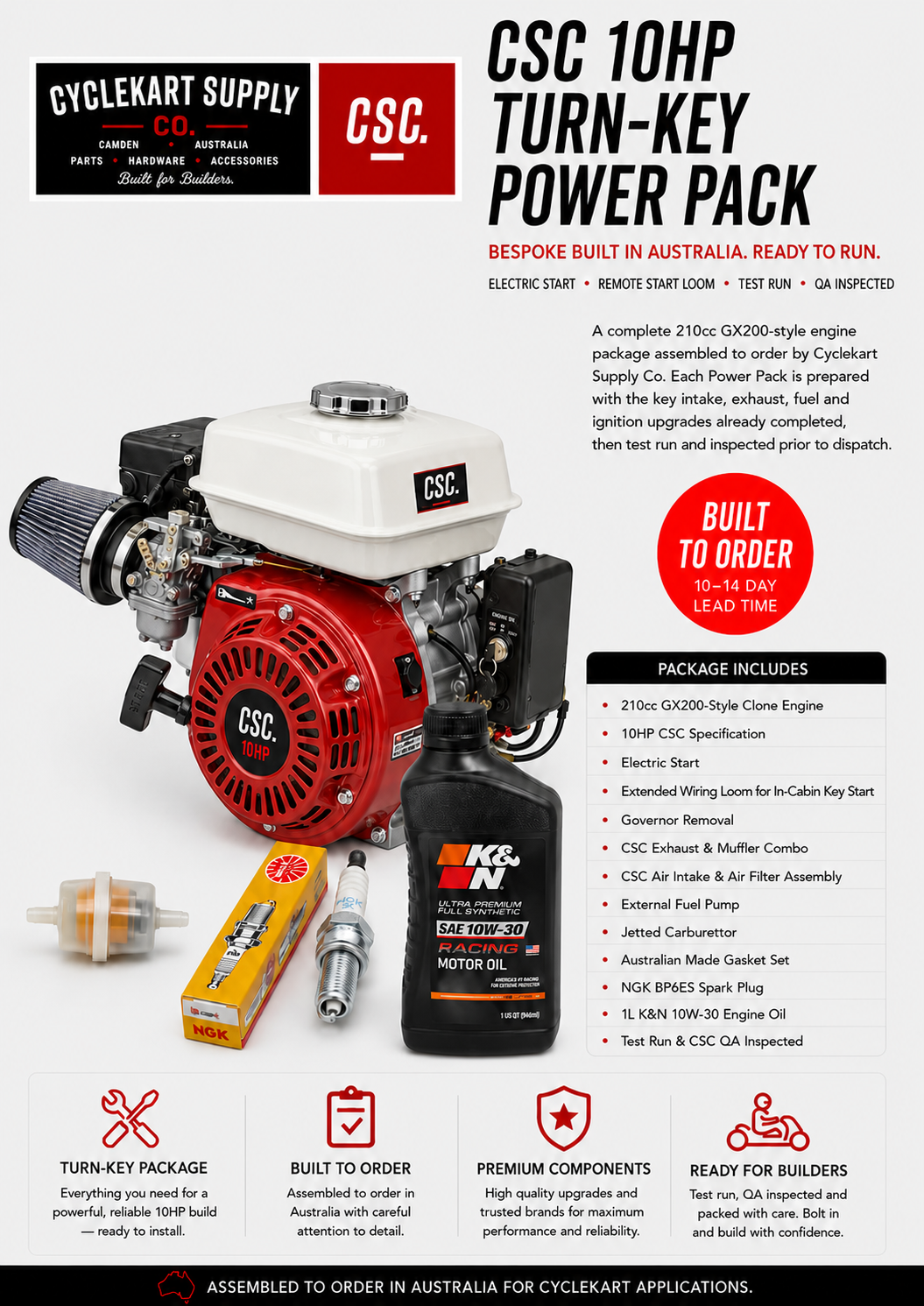 CSC 10HP Turn-Key Power Pack