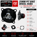 25mm Pit Bike Wheel Hubs