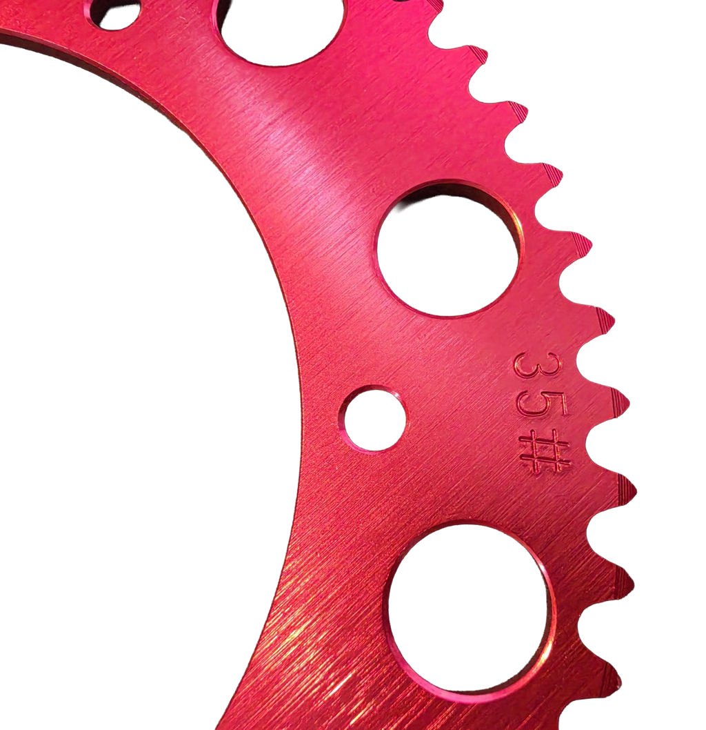 Cyclekart 61T #35 Sprocket – CNC Machined Aluminium