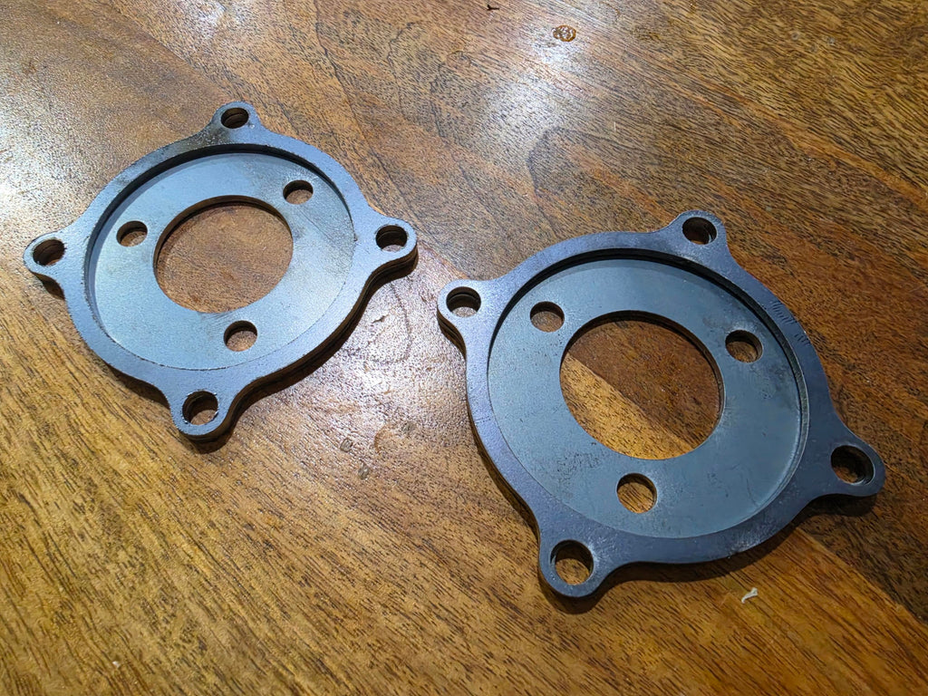 Pit bike wheel hub adapters
