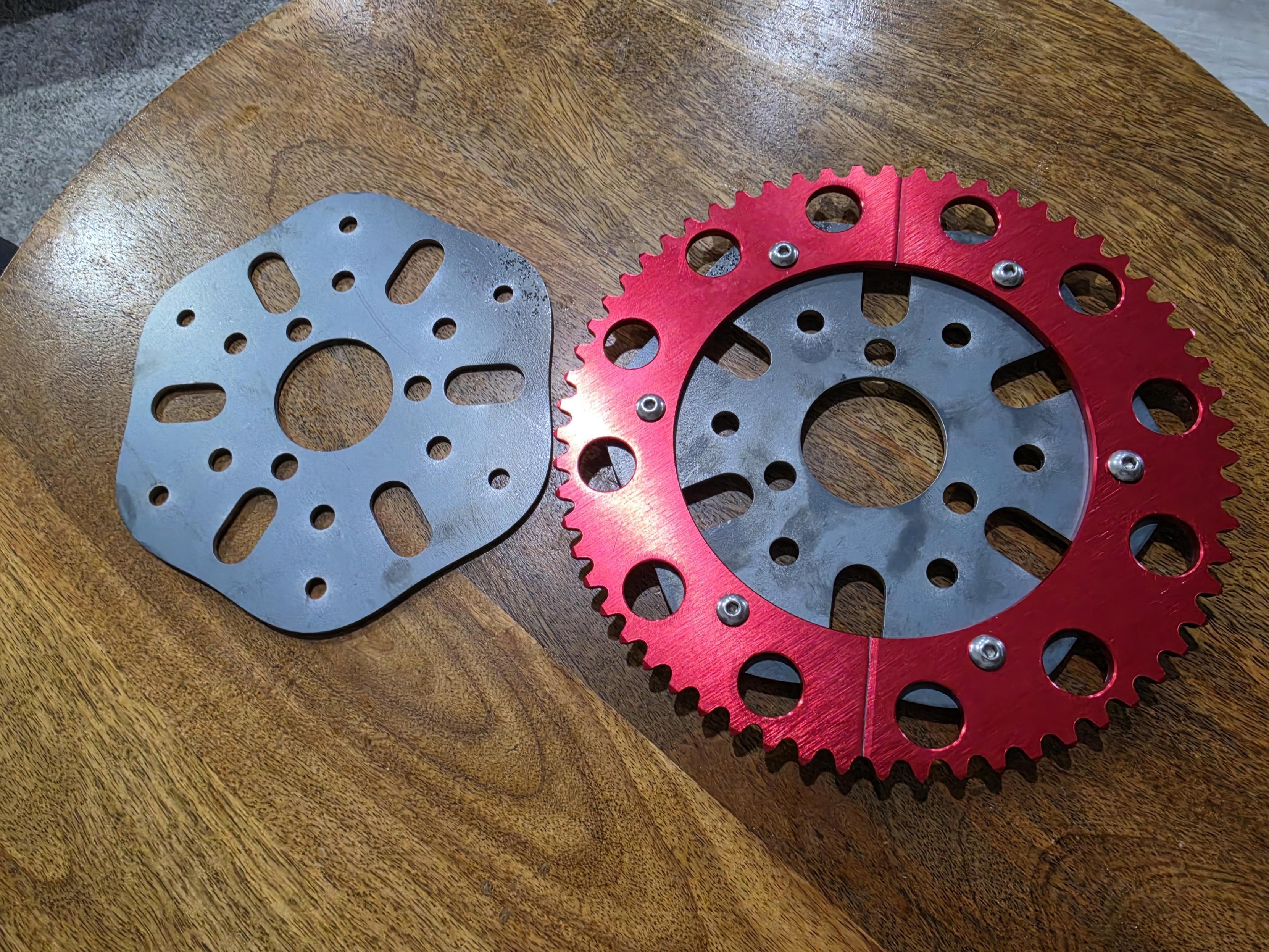 Sprocket Carrier to suit Go Kart Hub
