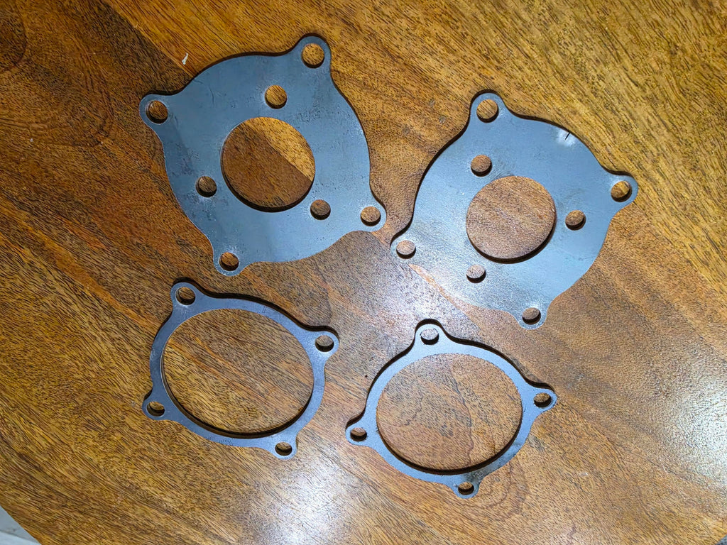 Pit bike wheel hub adapters