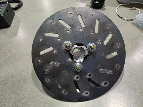 200mm Brake Disc and Hub Assembly - suits 25mm Axle