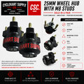25mm Wheel Hub Pair with M8 Studs