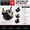 25mm Wheel Hub with M8 Studs